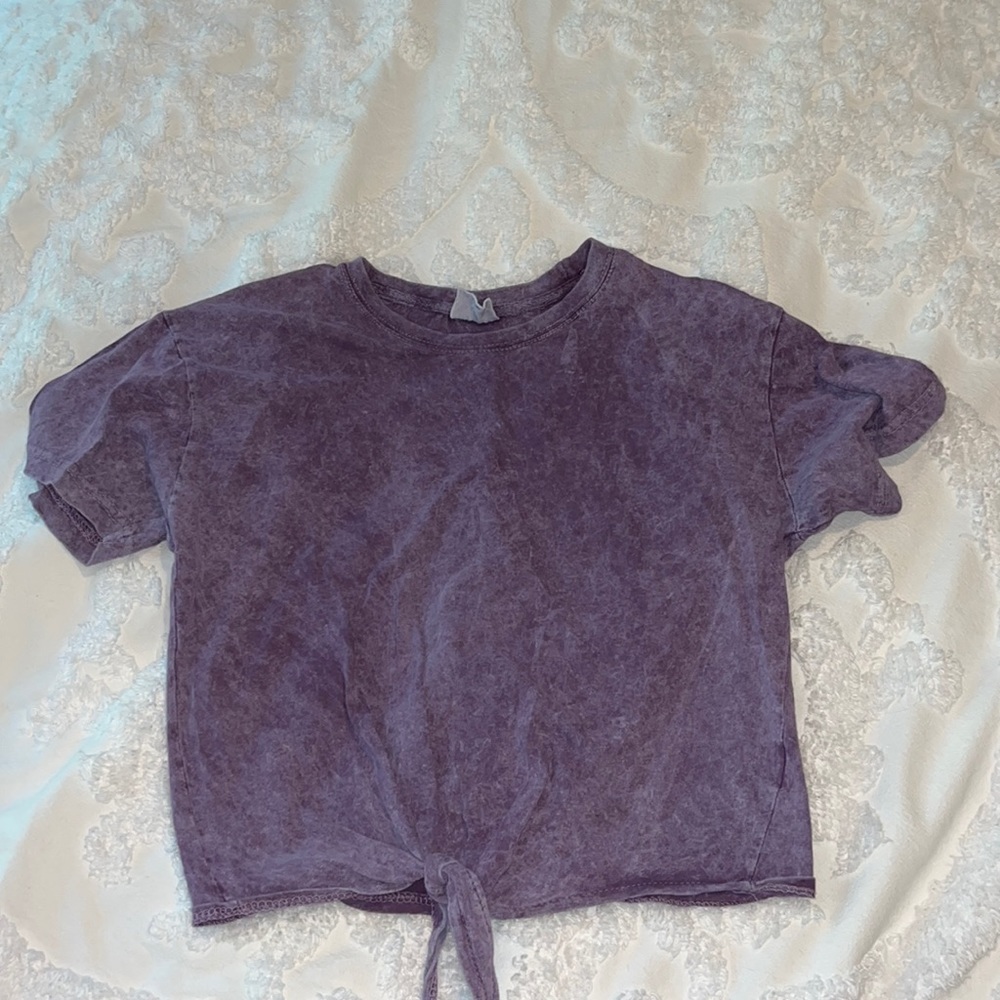 Purple tee